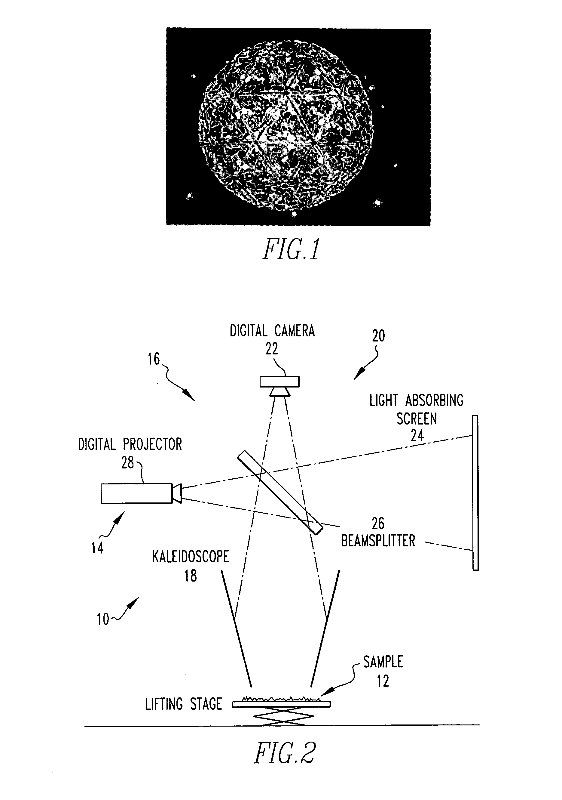 Method and apparatus for determining a bidirectional reflectance distribution function of a subject