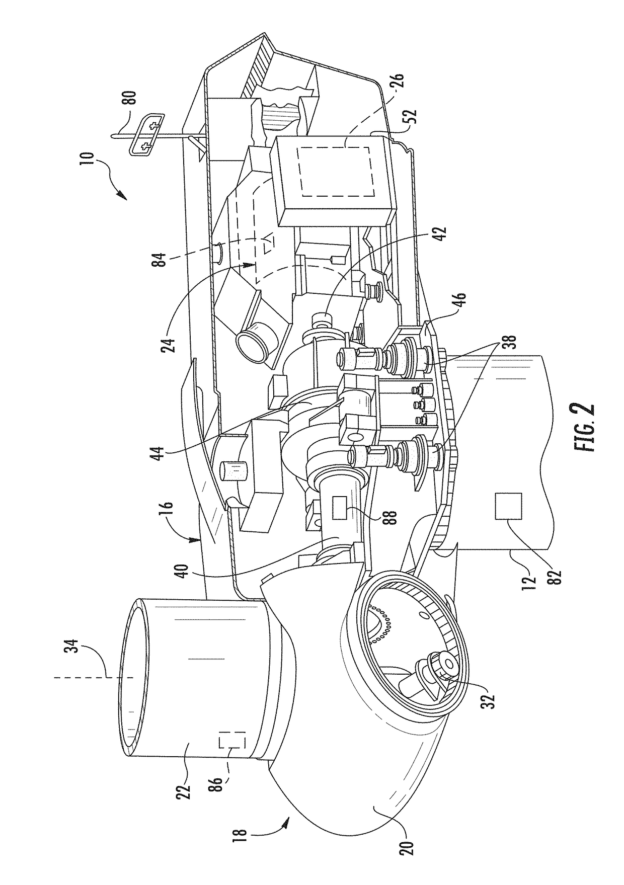 System and method for optimizing power output of a wind turbine during an operational constraint