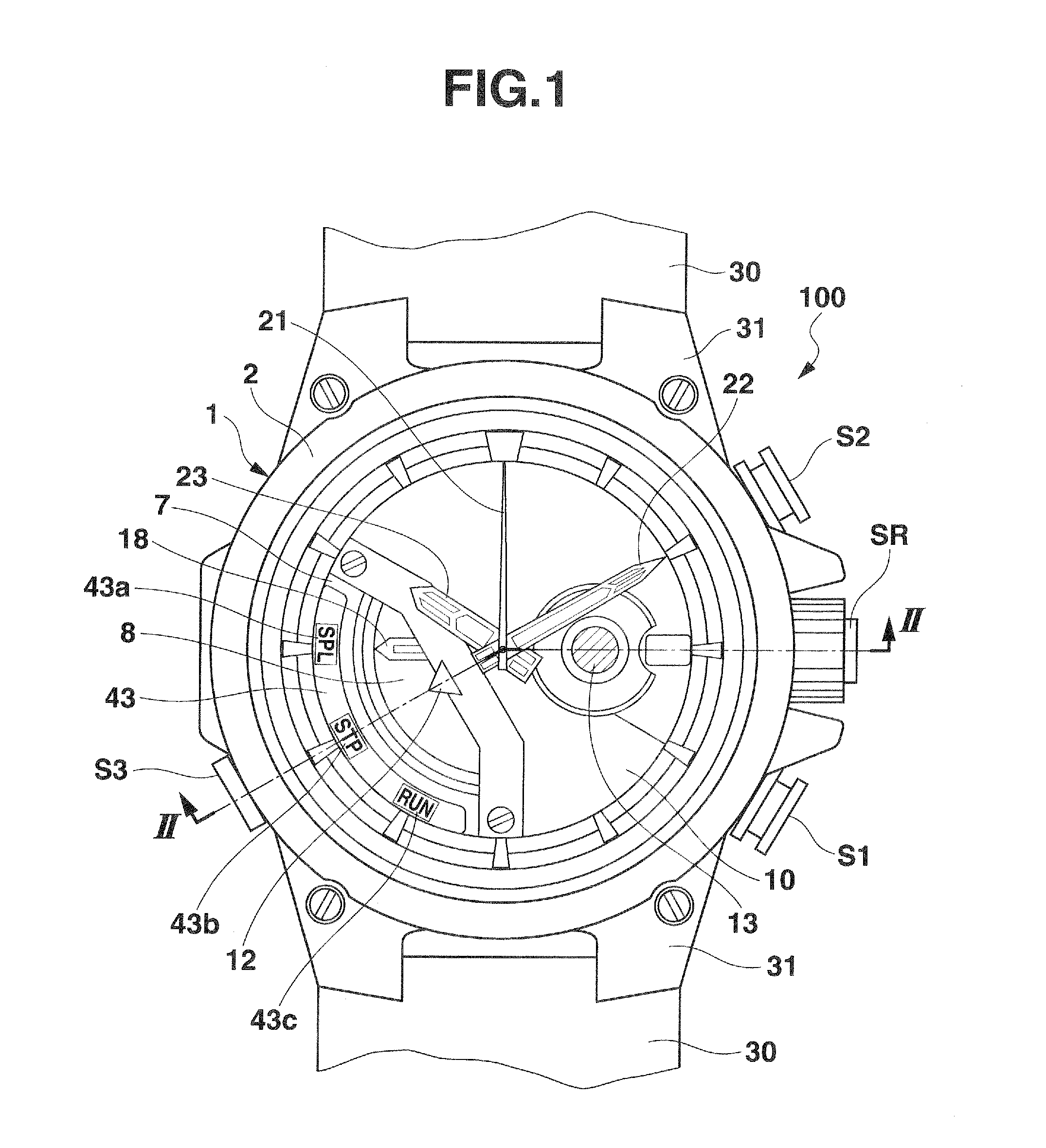 Dial plate structure and watch