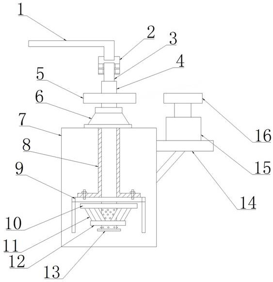 A kind of inflation mechanism for flotation machine