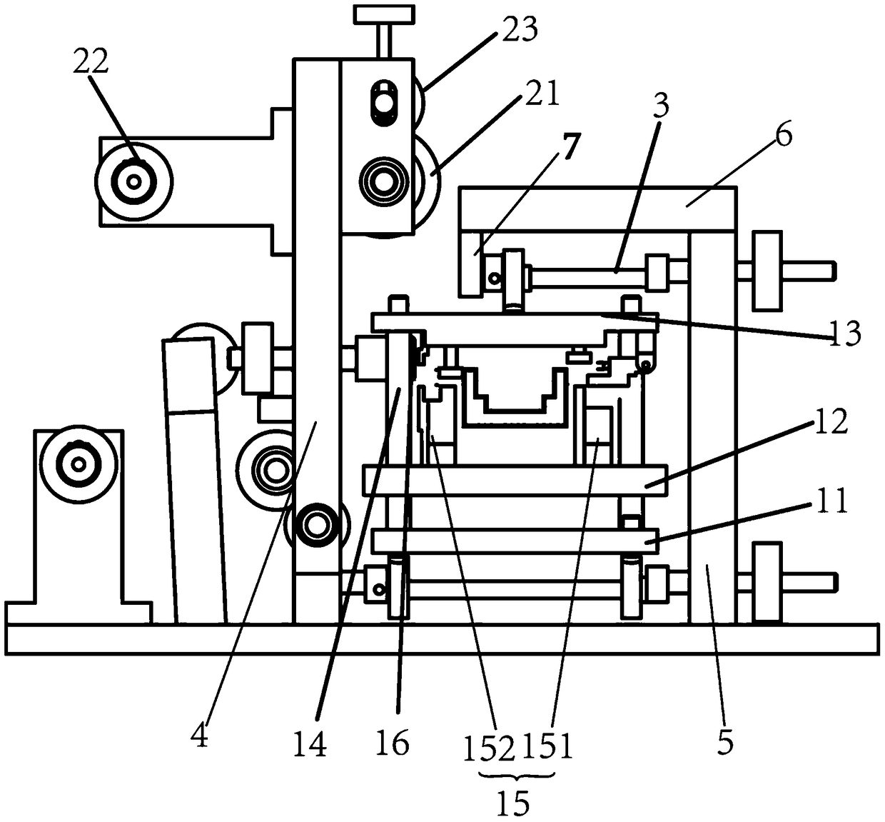 Ballpoint pen refill automatic scratch inspection equipment