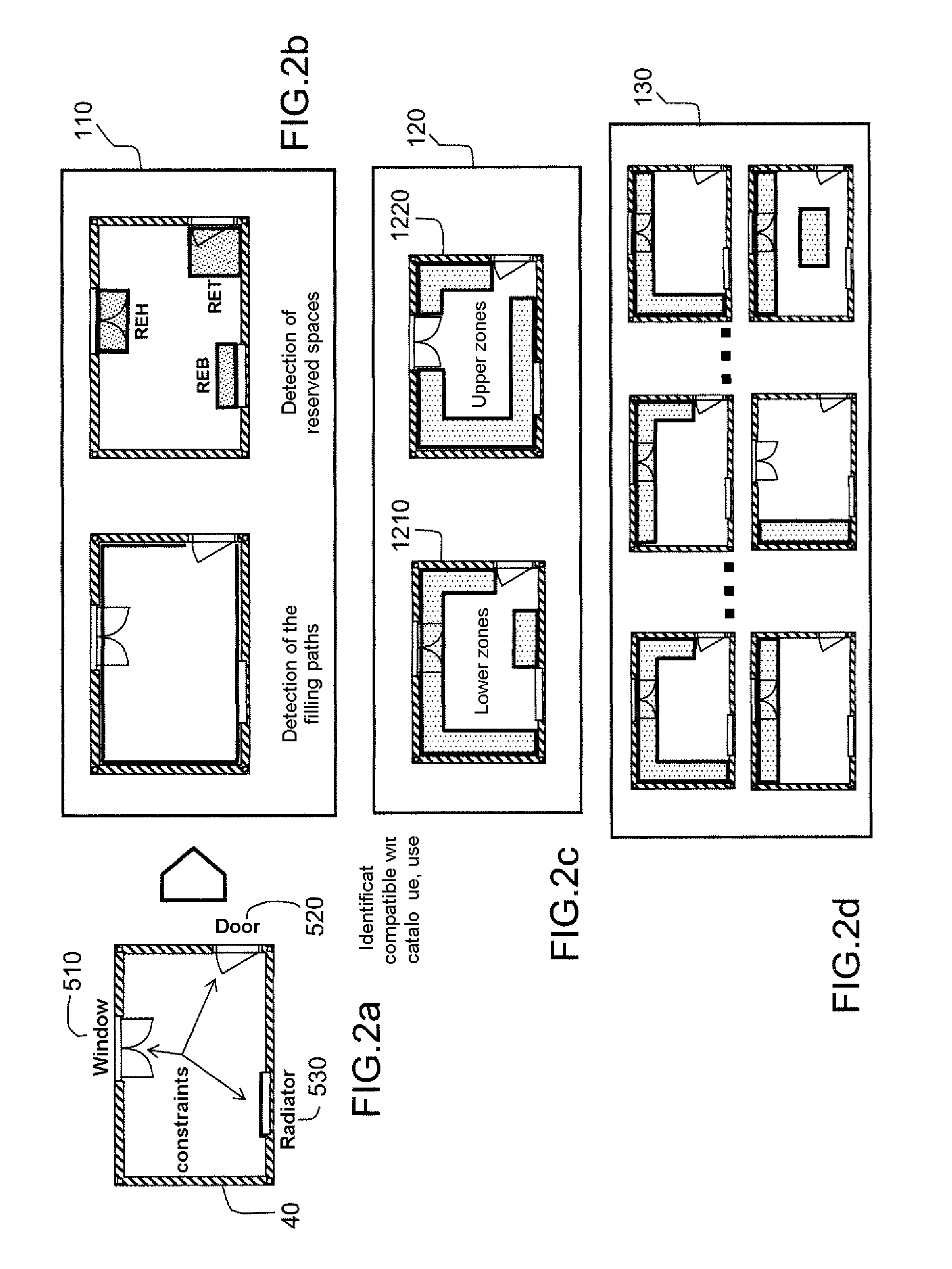 Computer aided design method and system for modular layouts