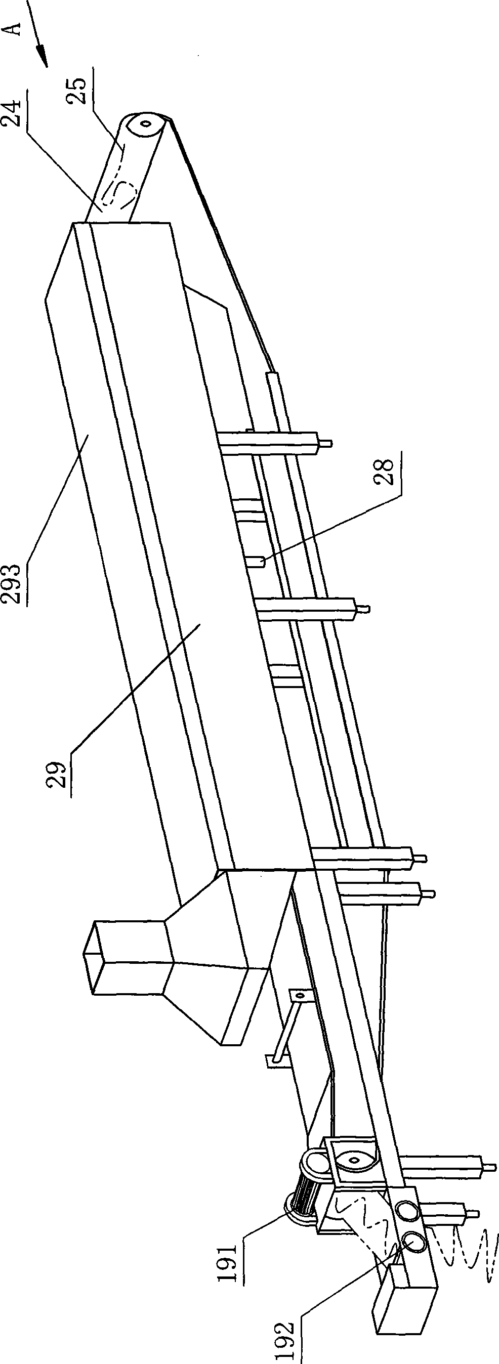 Steamed noodle production line and noodle steaming machine thereof