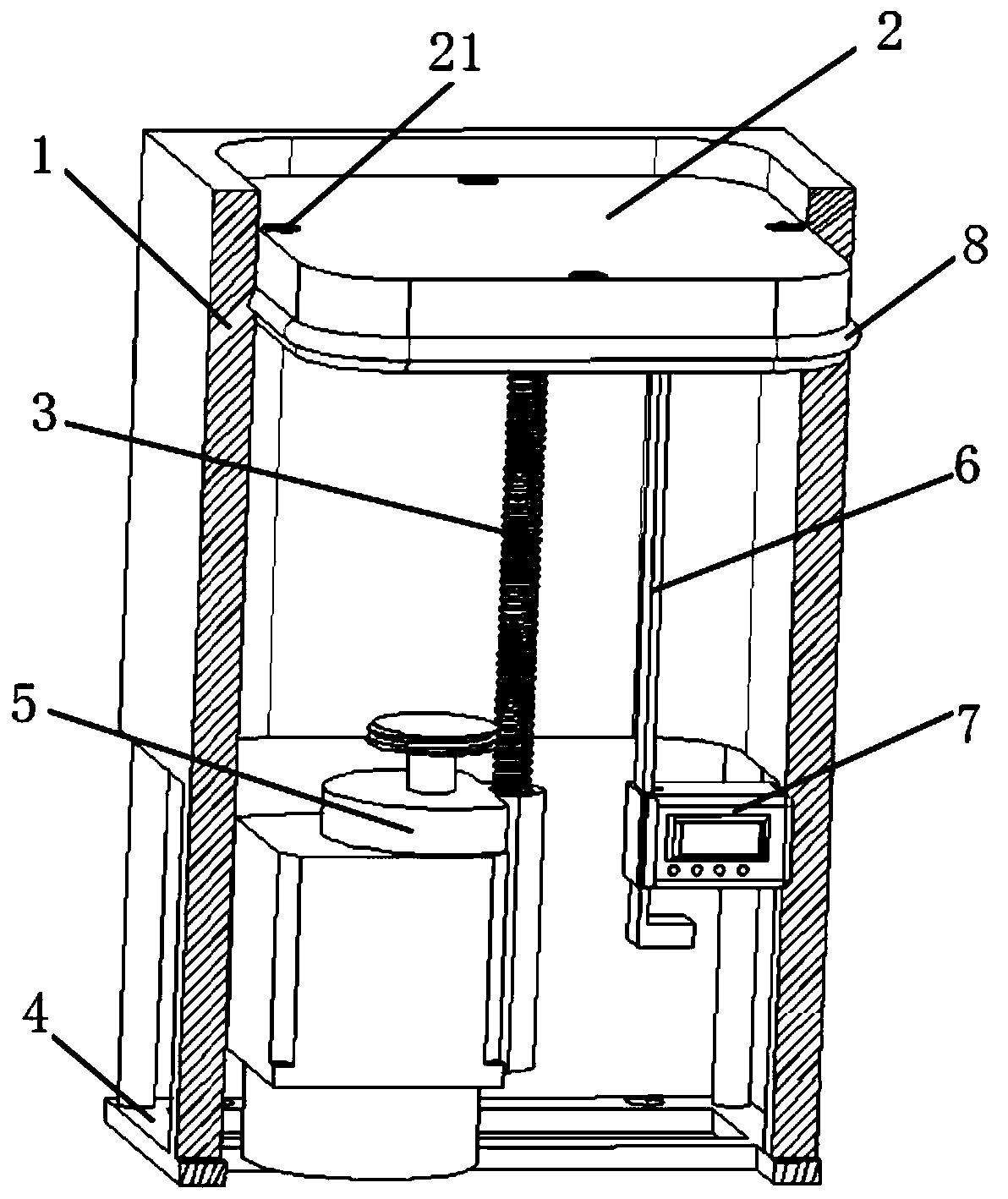 Forming cylinder, using method of forming cylinder and 3D printer