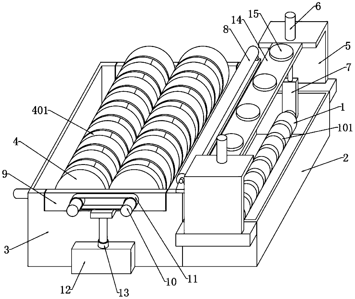 Coloring process for modified polypropylene chemical fiber processing