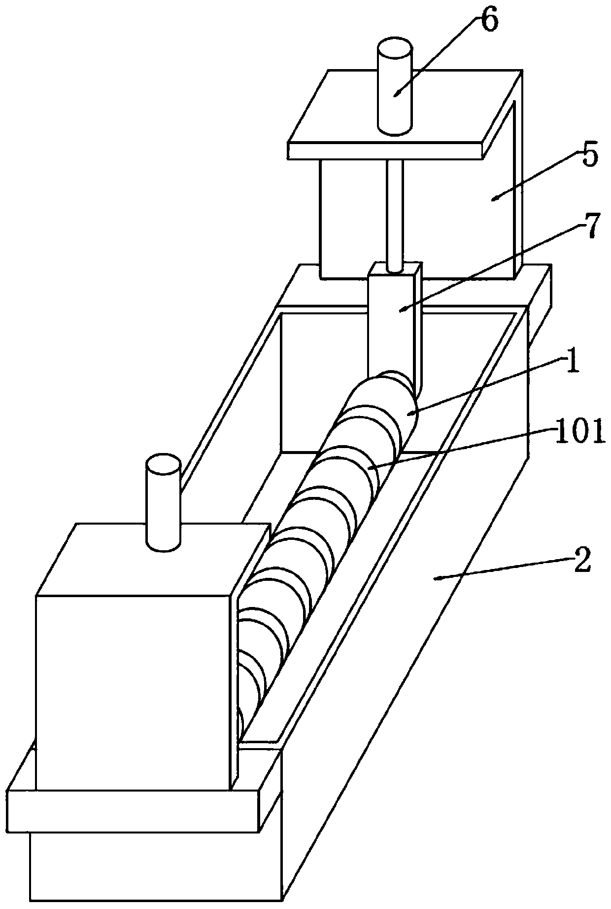 Coloring process for modified polypropylene chemical fiber processing