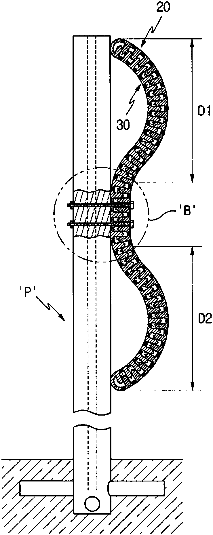 Plastic guardrail