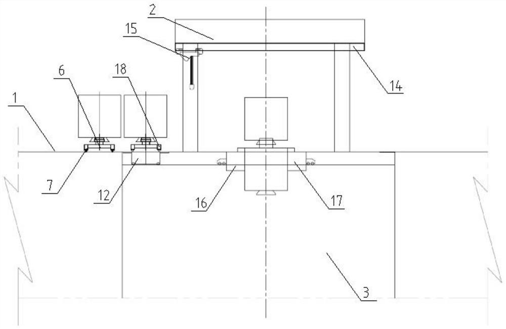 A deployment and recovery system and method suitable for surface blowout preventer combined subsea blowout preventer group