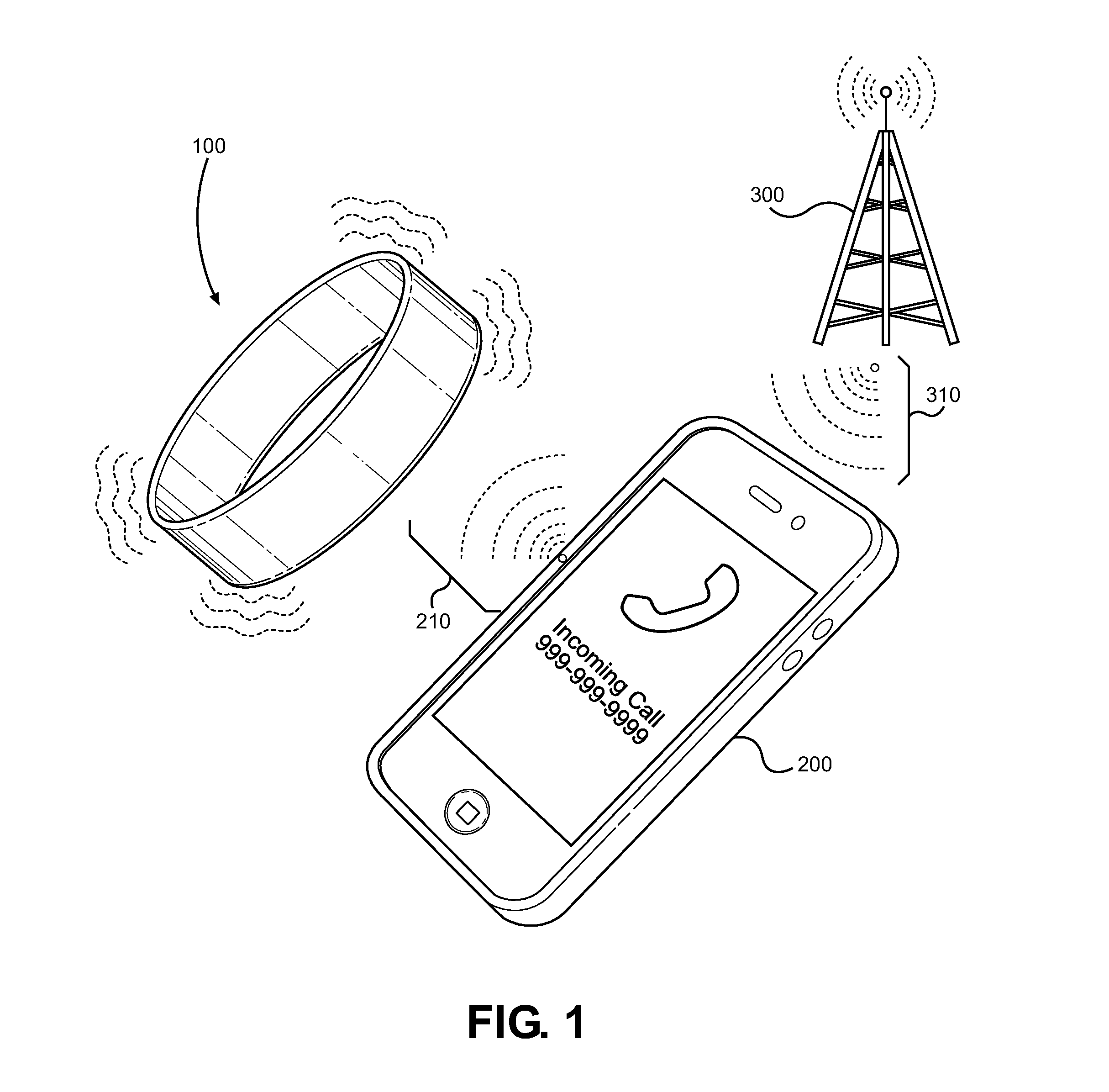 Tactile and Visual Alert Device Triggered by Received Wireless Signals