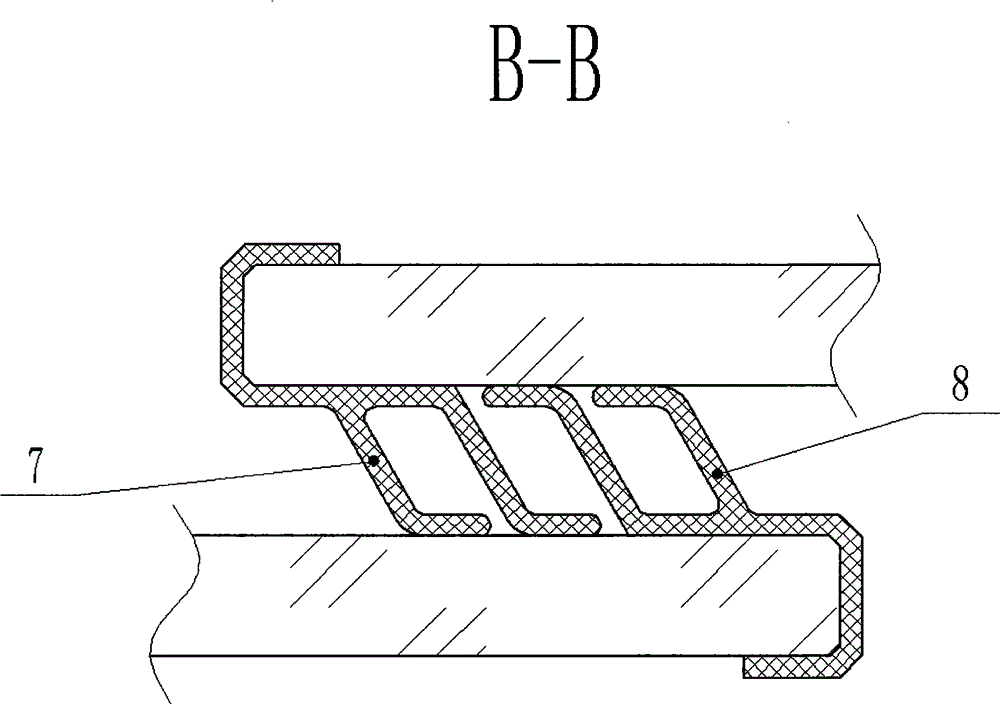 Novel sealing mode for soundproof window