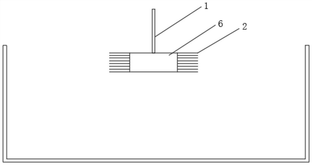 Surface aeration method and equipment based on silk thread shearing sewage