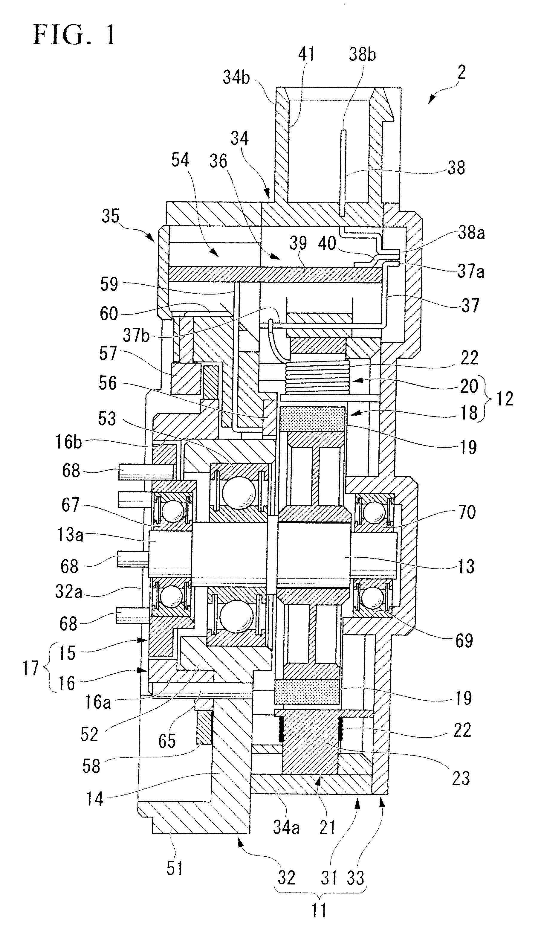 Electric motor, rotary actuator and rotary apparatus