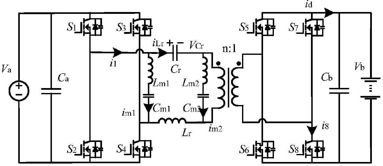 High-efficiency high-frequency isolated bidirectional DC/DC converter and modulation method thereof