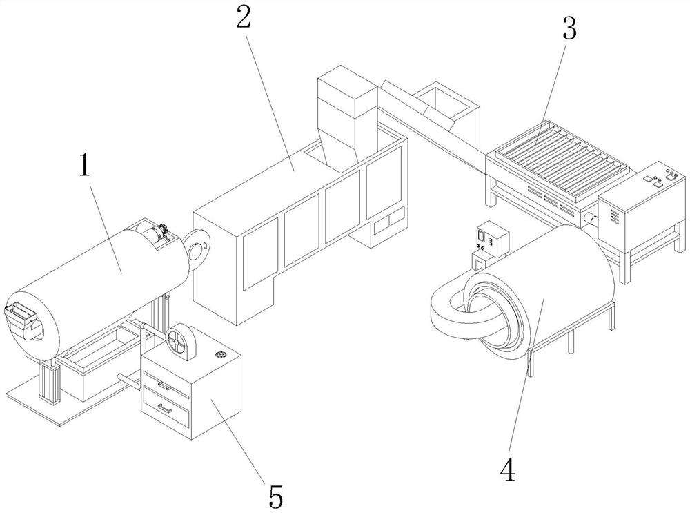 Tea leaf production and processing equipment and tea leaf processing technological method