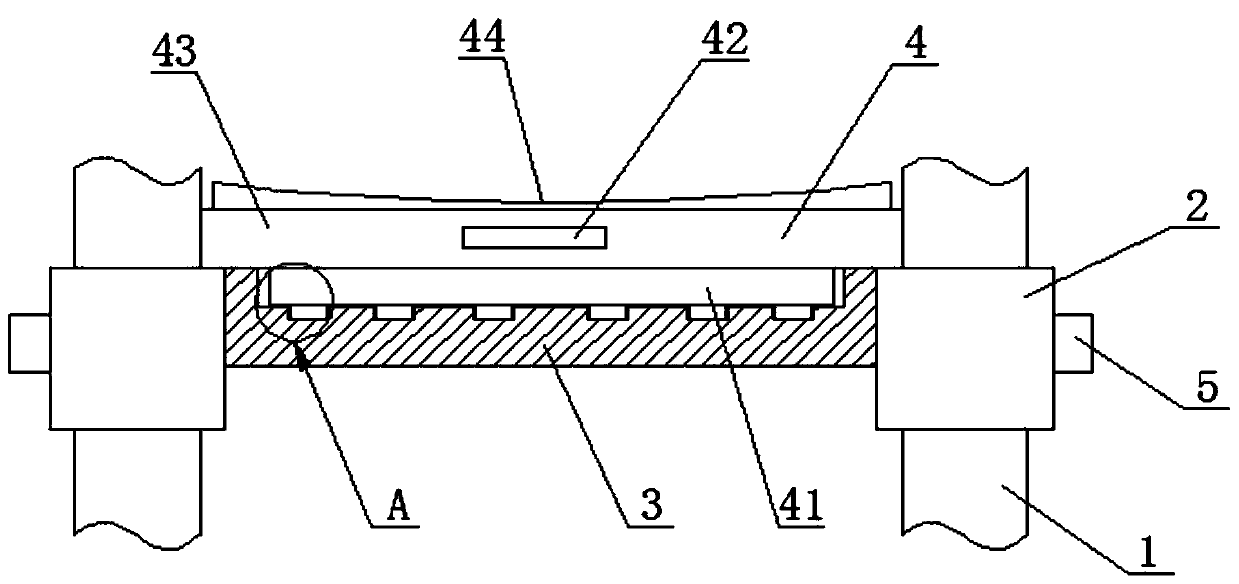 Civil engineering pipe placing rack