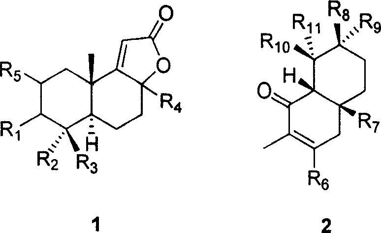 Polysubstitution hydrogenated naphthalene compounds, producing method and uses of the same