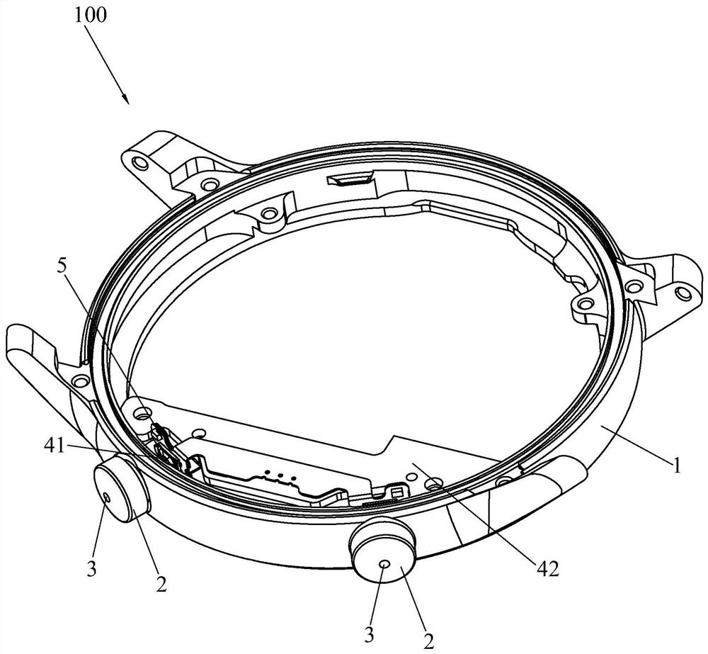 Smart watch and combination of smart watch and charging base