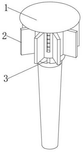 Fastening device for emergency maintenance of ship