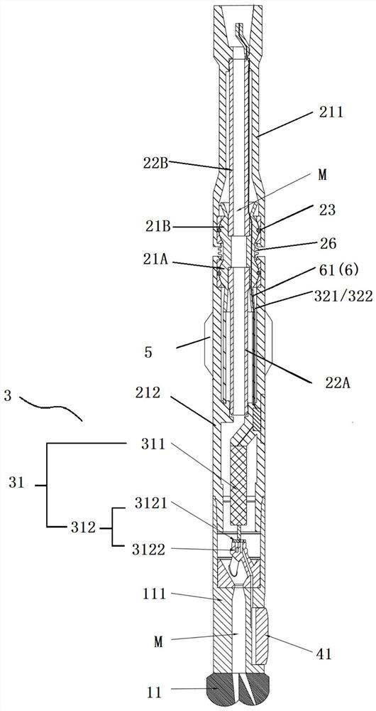 Easily-deflecting mixed type rotary steering drilling system