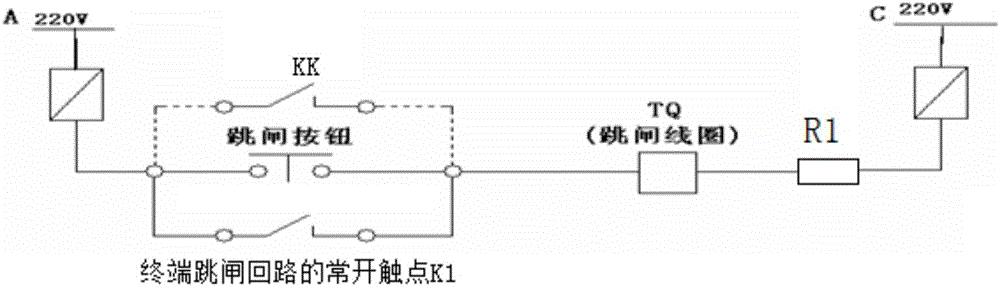 A terminal electricity purchase control circuit and method for preventing arrearage of electricity customers