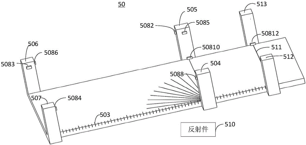 Measuring device for standing long jump