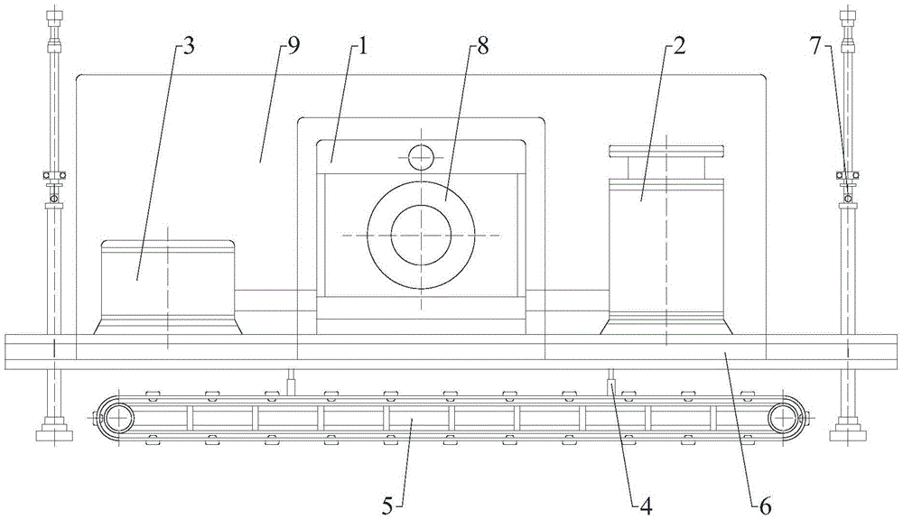 A kind of self-propelled simple drilling and shearing machine and mining method for steeply inclined thin coal seam