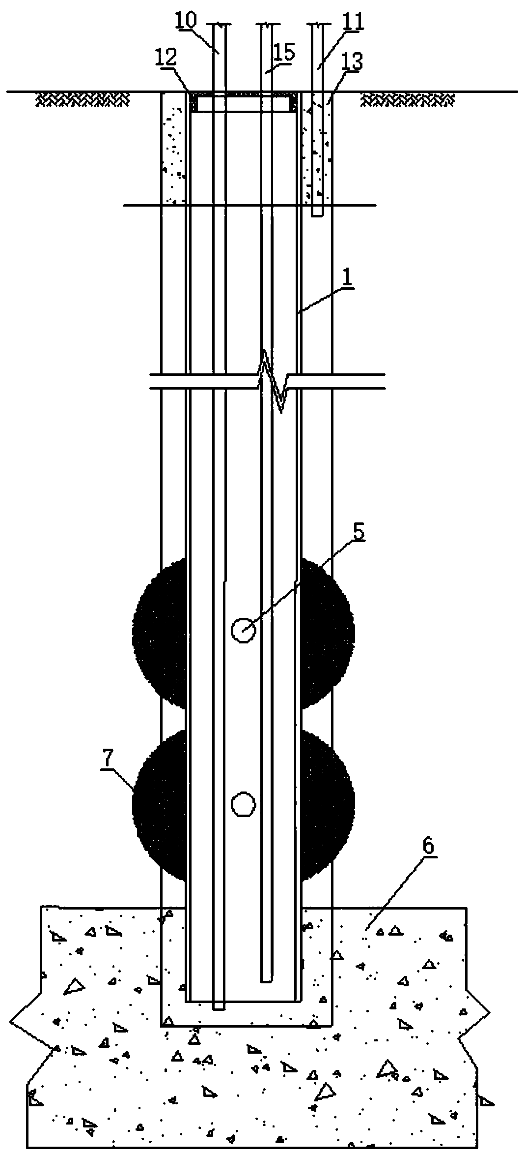 Steel tube miniature pile and construction method thereof