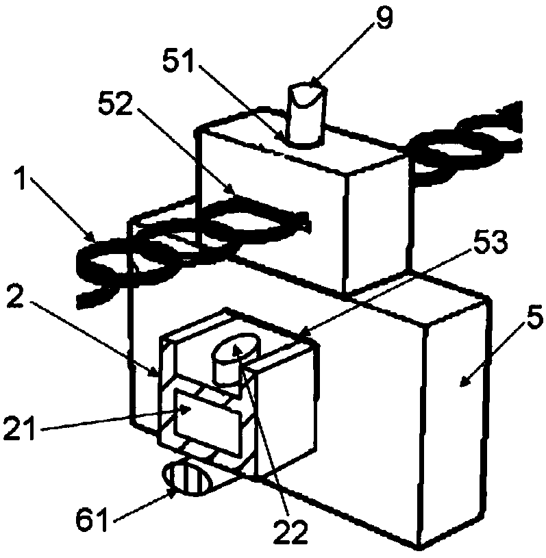 An electrospinning device for large-scale preparation of micro-nano fibers