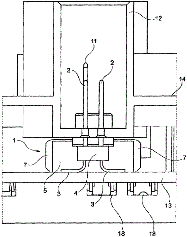 Improved pin socket for surface mount