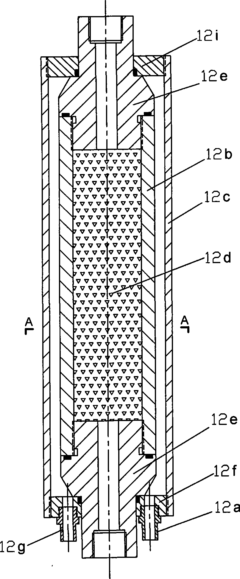 Carbon dioxide oil-displacing nmr imaging detection device