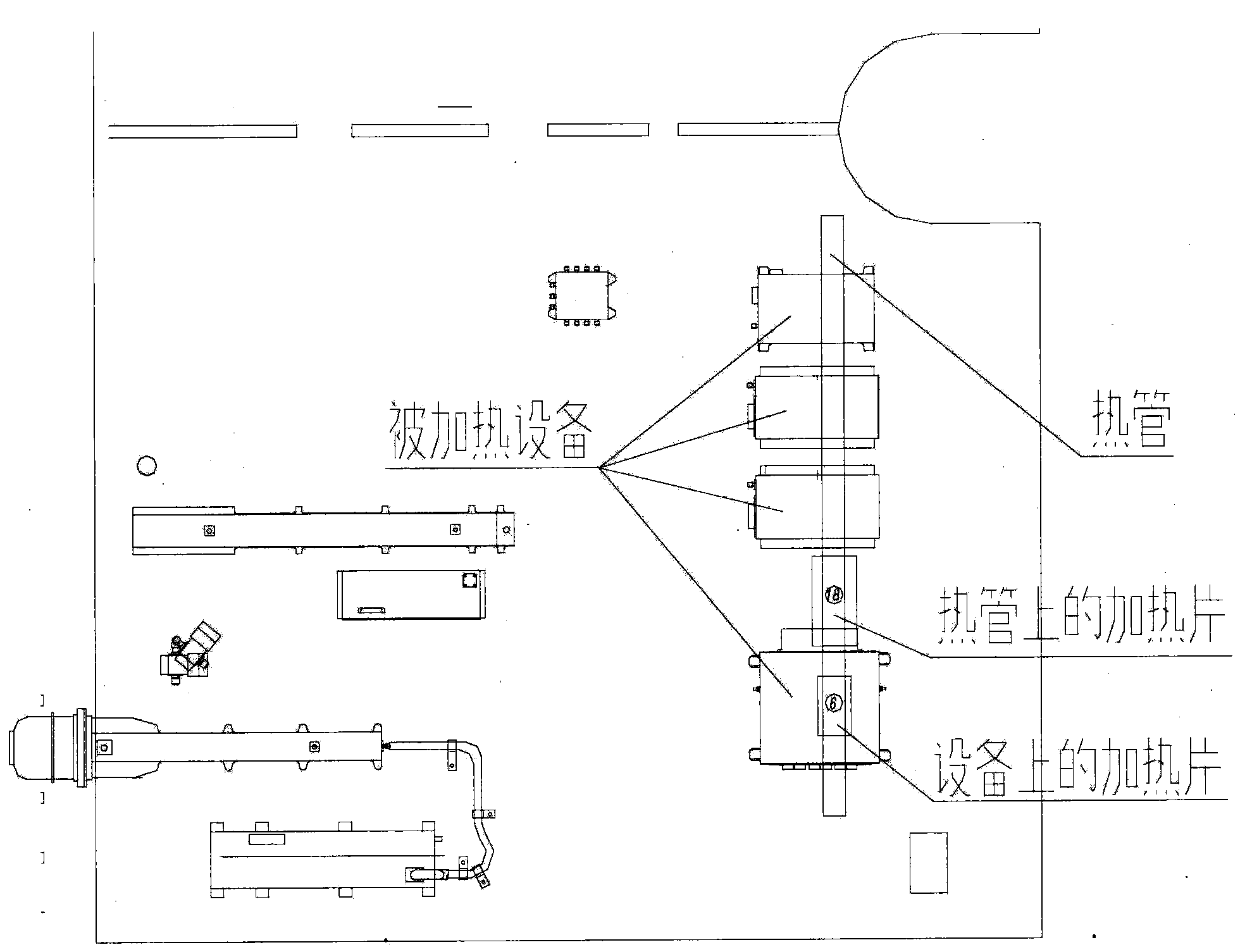 The heating method of key equipment under uncontrolled and under-power condition