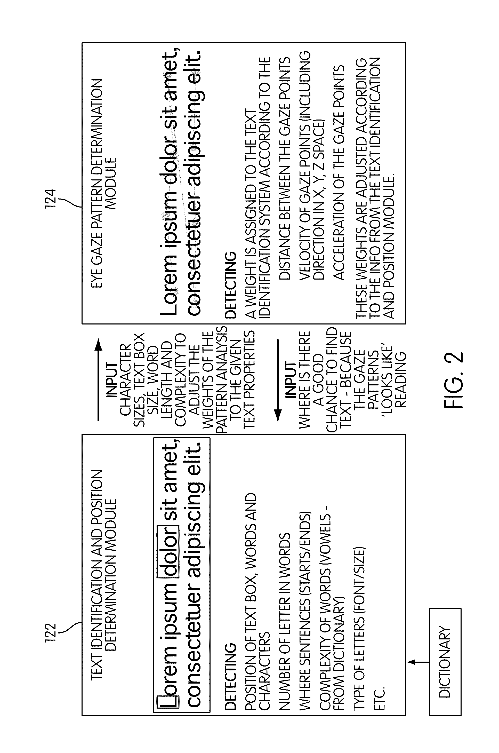 System and method for identifying the existence and position of text in visual media content and for determining a subjects interactions with the text