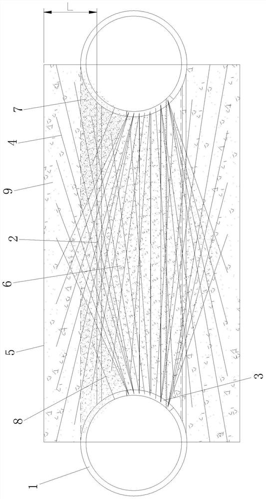 Construction method of water-rich sand layer shield interval contact channel