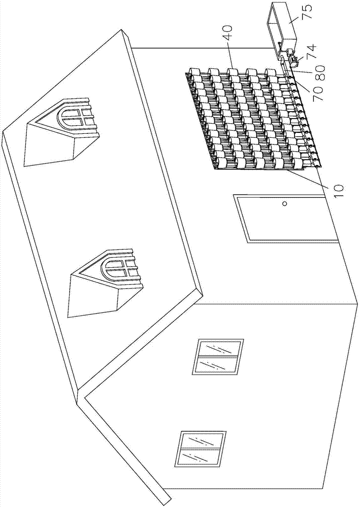 A building planting wall structure