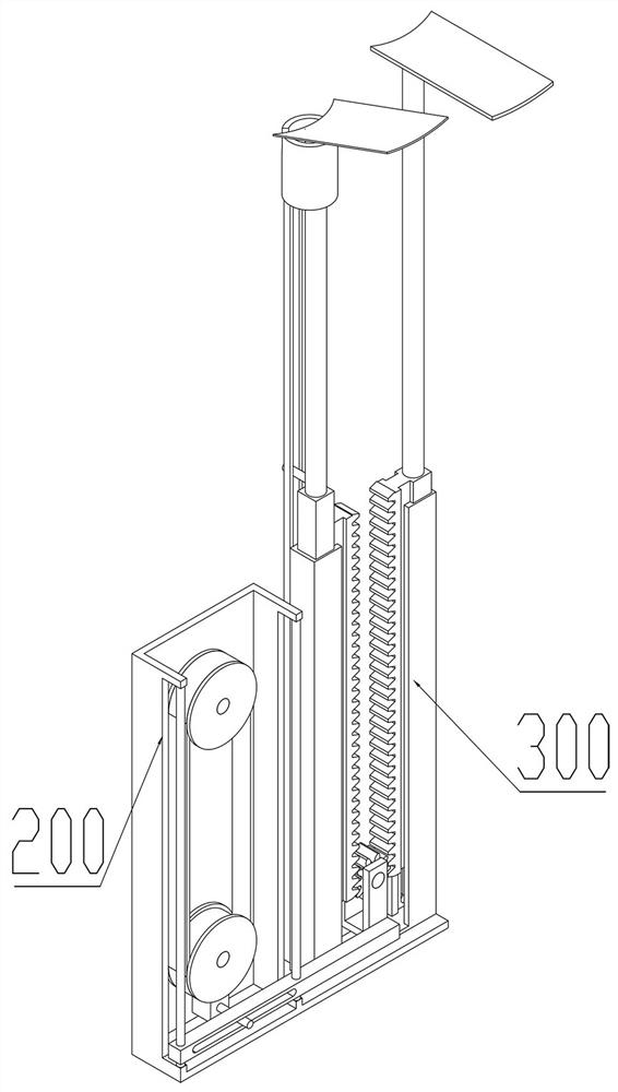 Auxiliary device for enteroscopy bed and operation method