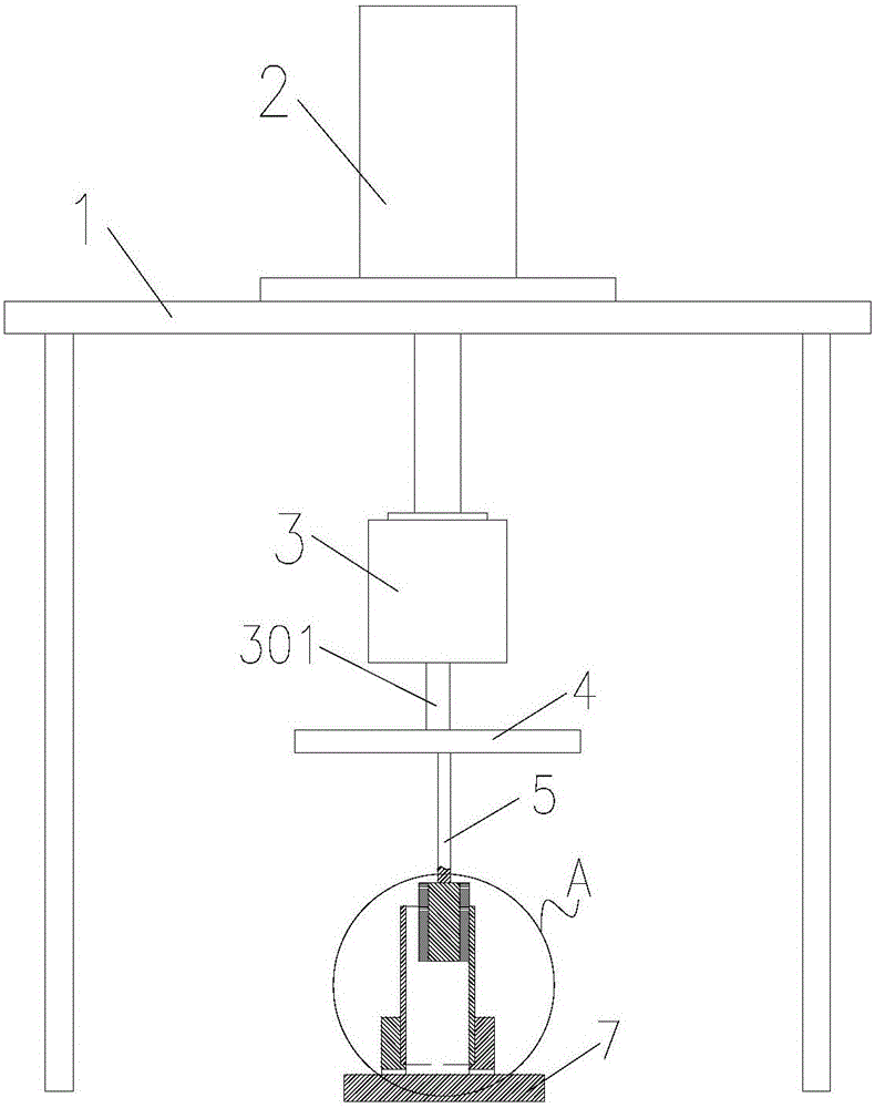 Cleaning machine for gas spring pressure pipe