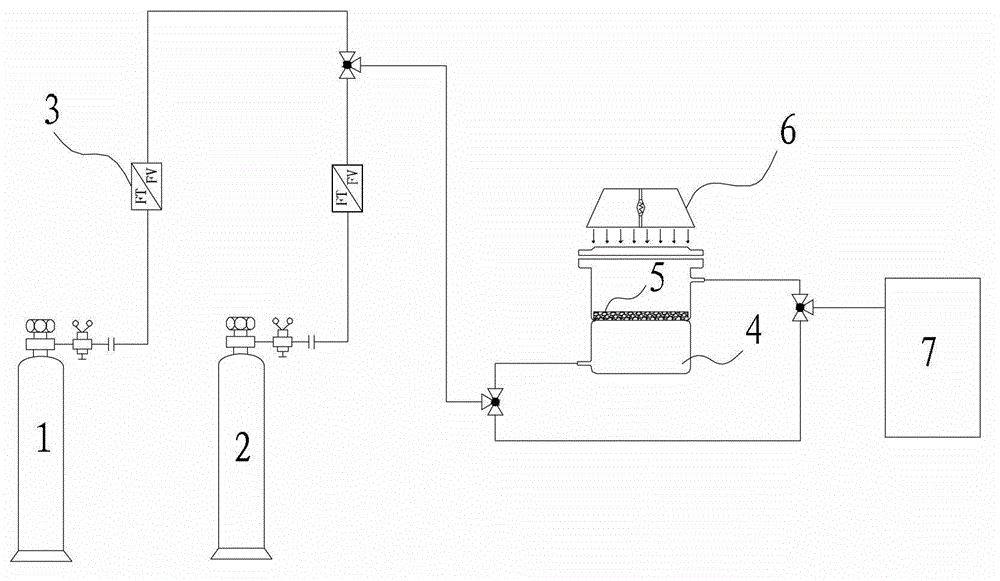 Foamed ceramic based photocatalytic component and preparation method thereof