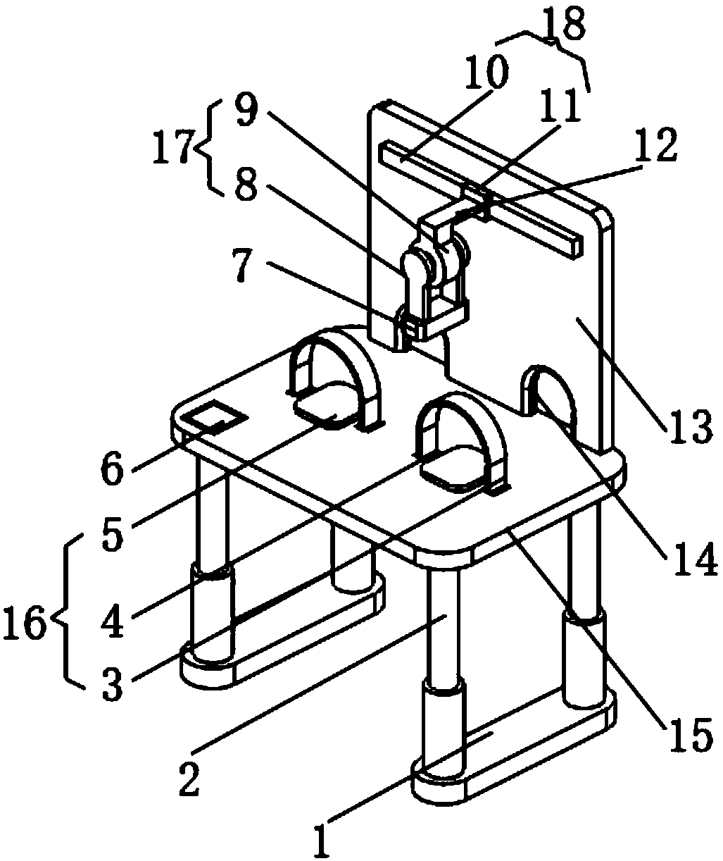 Neonatology doctor examination aid device