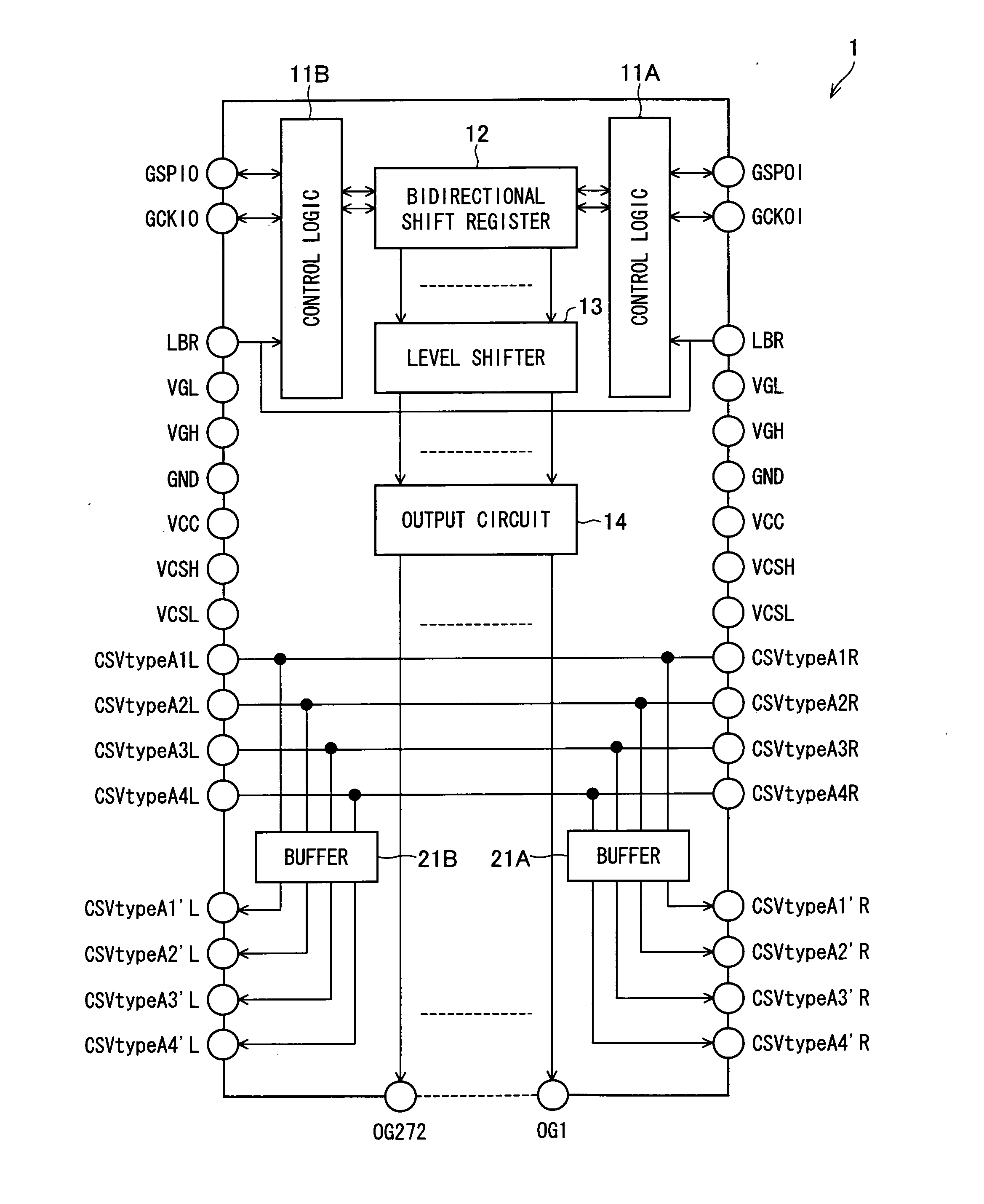 Display device and scanning line driving device