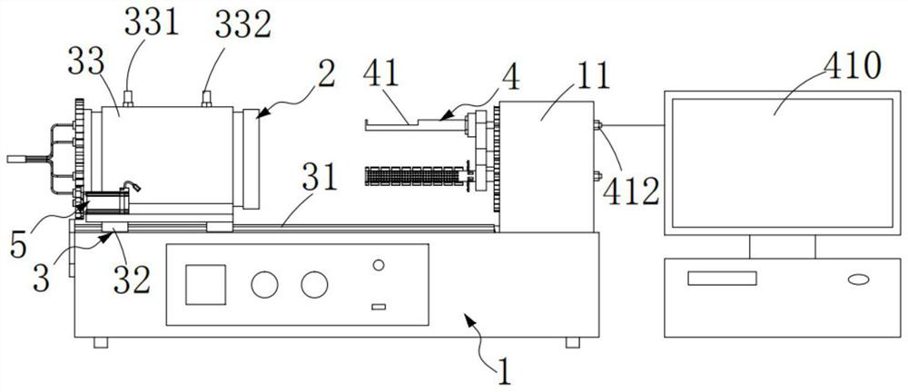 Graphite thermal expansion coefficient testing method capable of improving testing precision