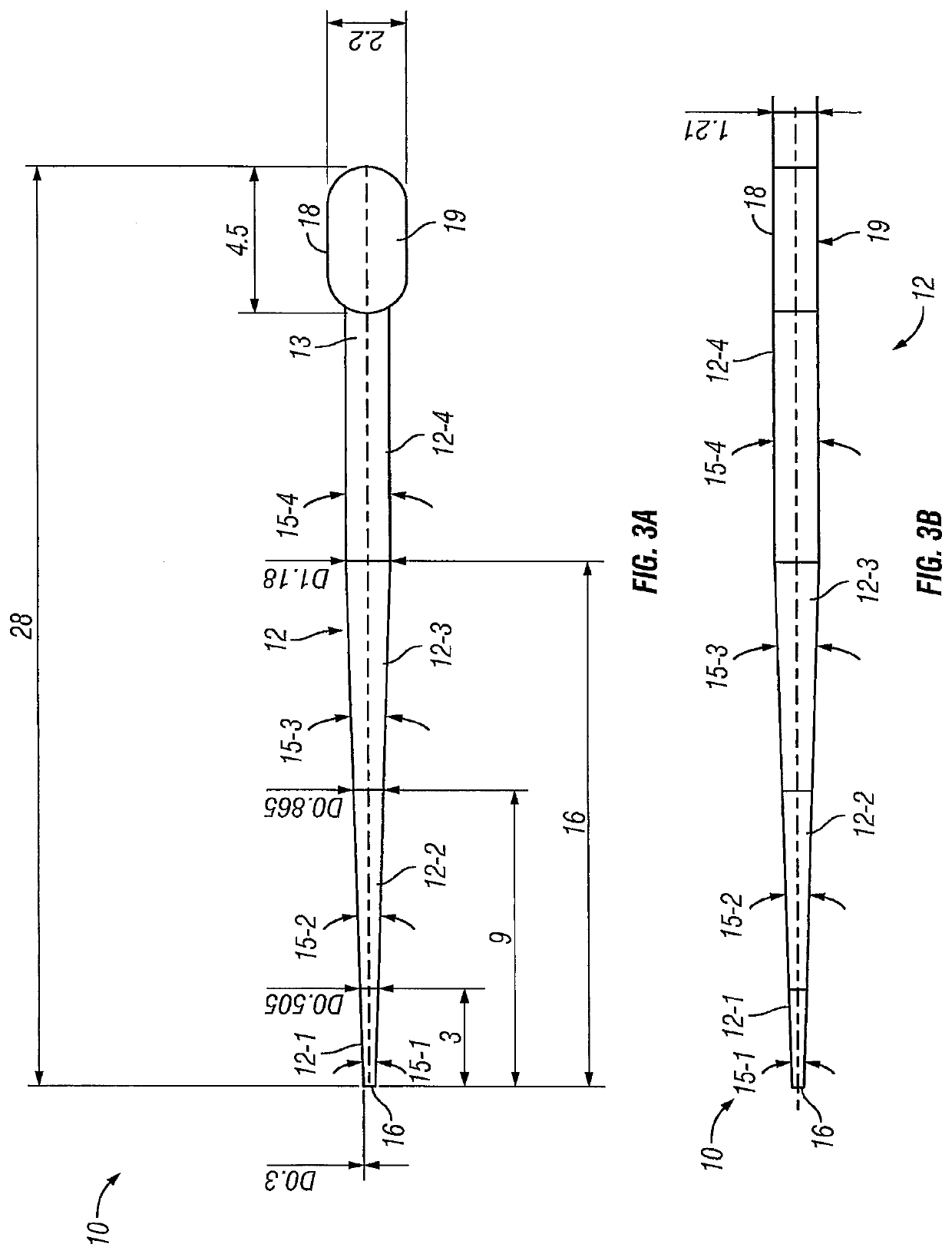 Multi-taper dental root canal filling points/cones and process of making same