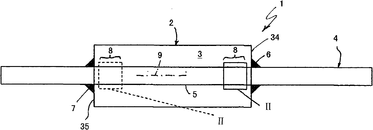 Exhaust gas treatment device