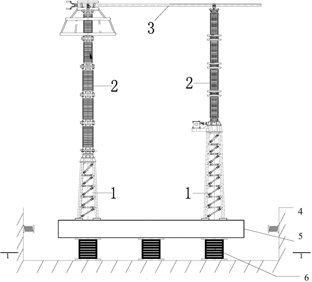 Basic shock isolating system for interconnecting electric equipment