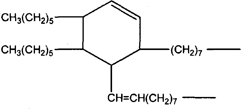 Soybean oil-based dimeric acid type polyamide hot melt adhesive and preparation method thereof