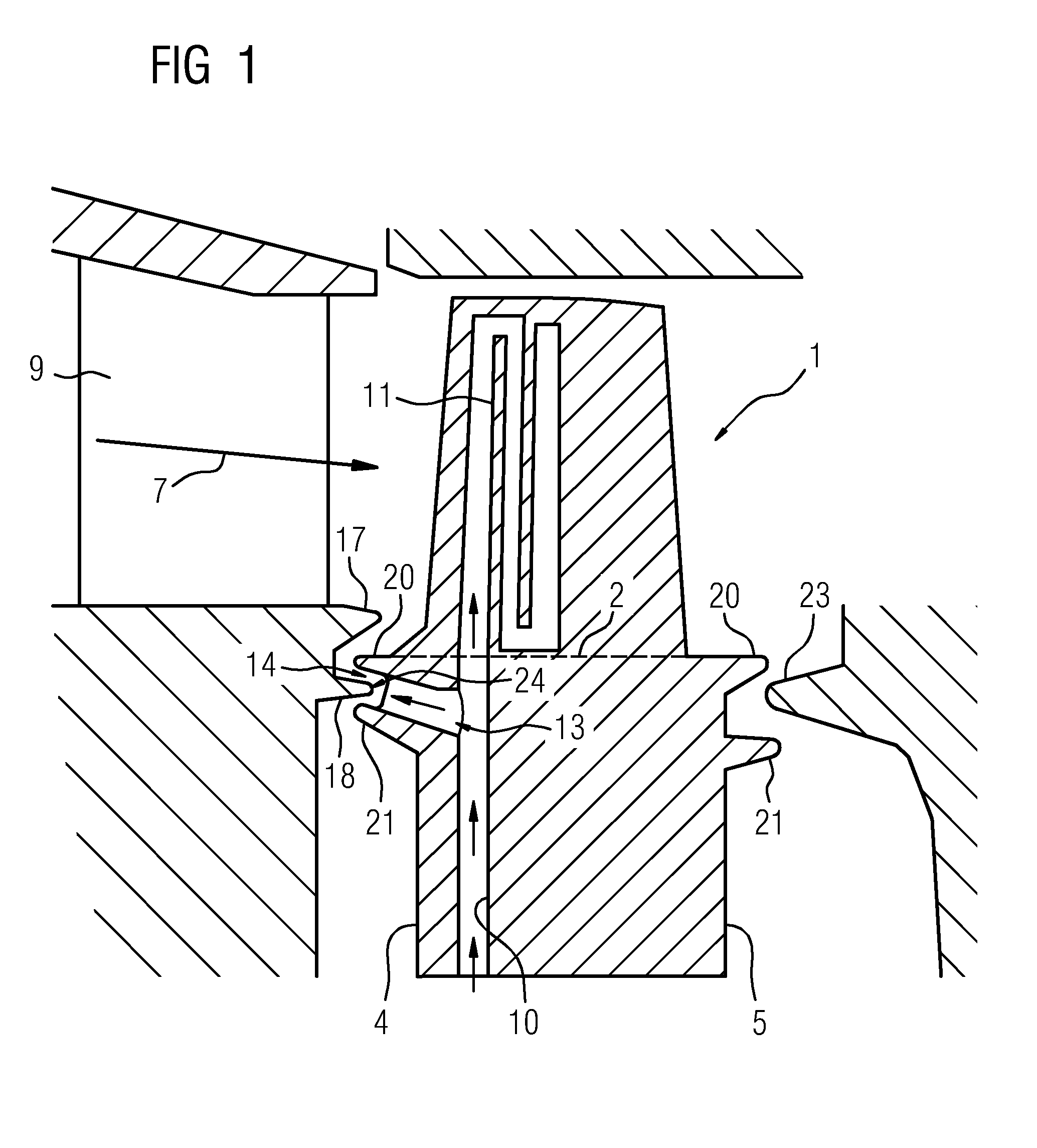 Blade for a turbo machine