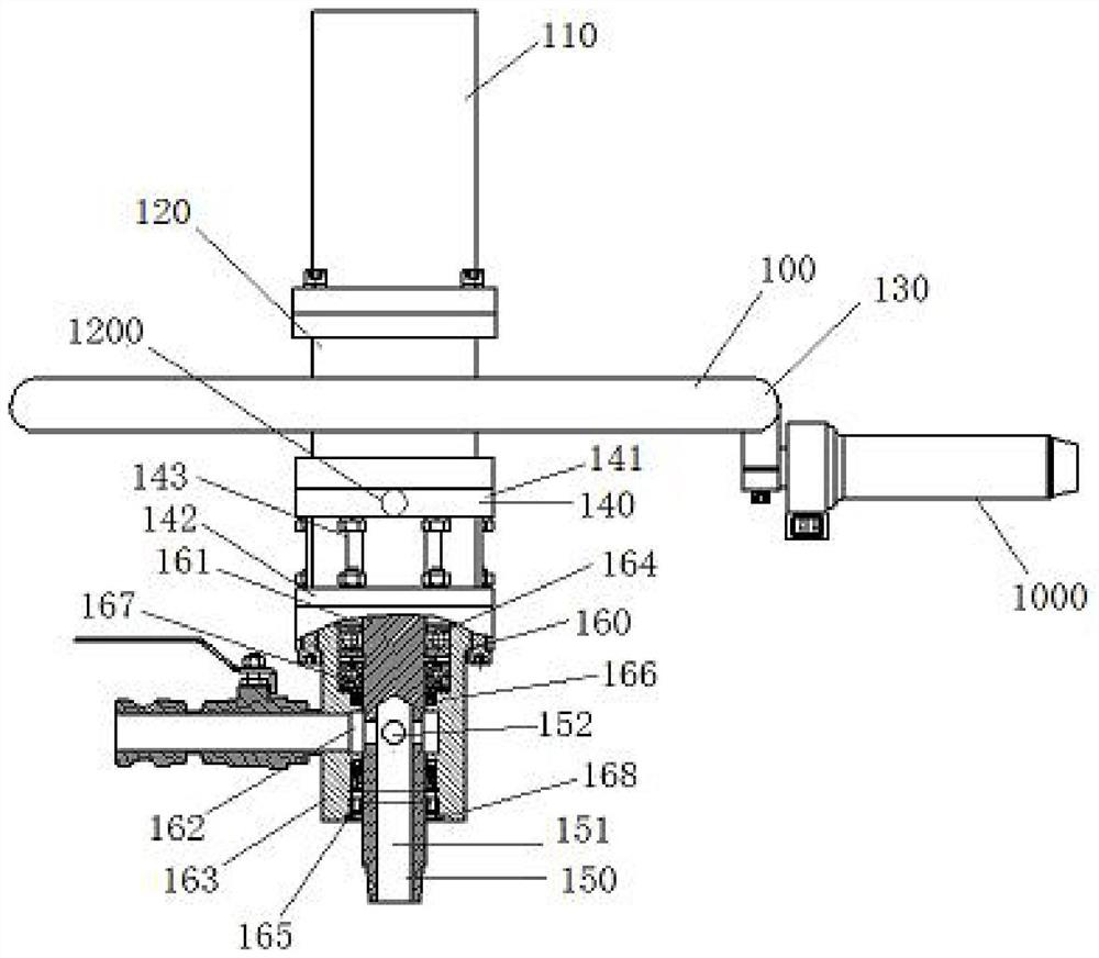 Portable electric water drilling machine