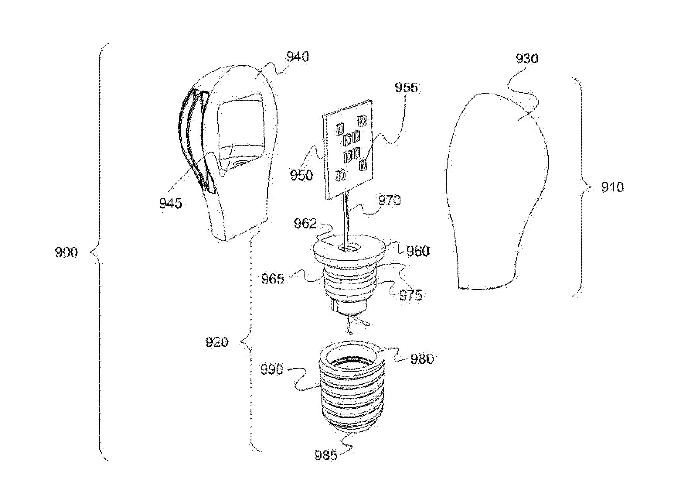 LED bulbs with adjustable light emitting direction