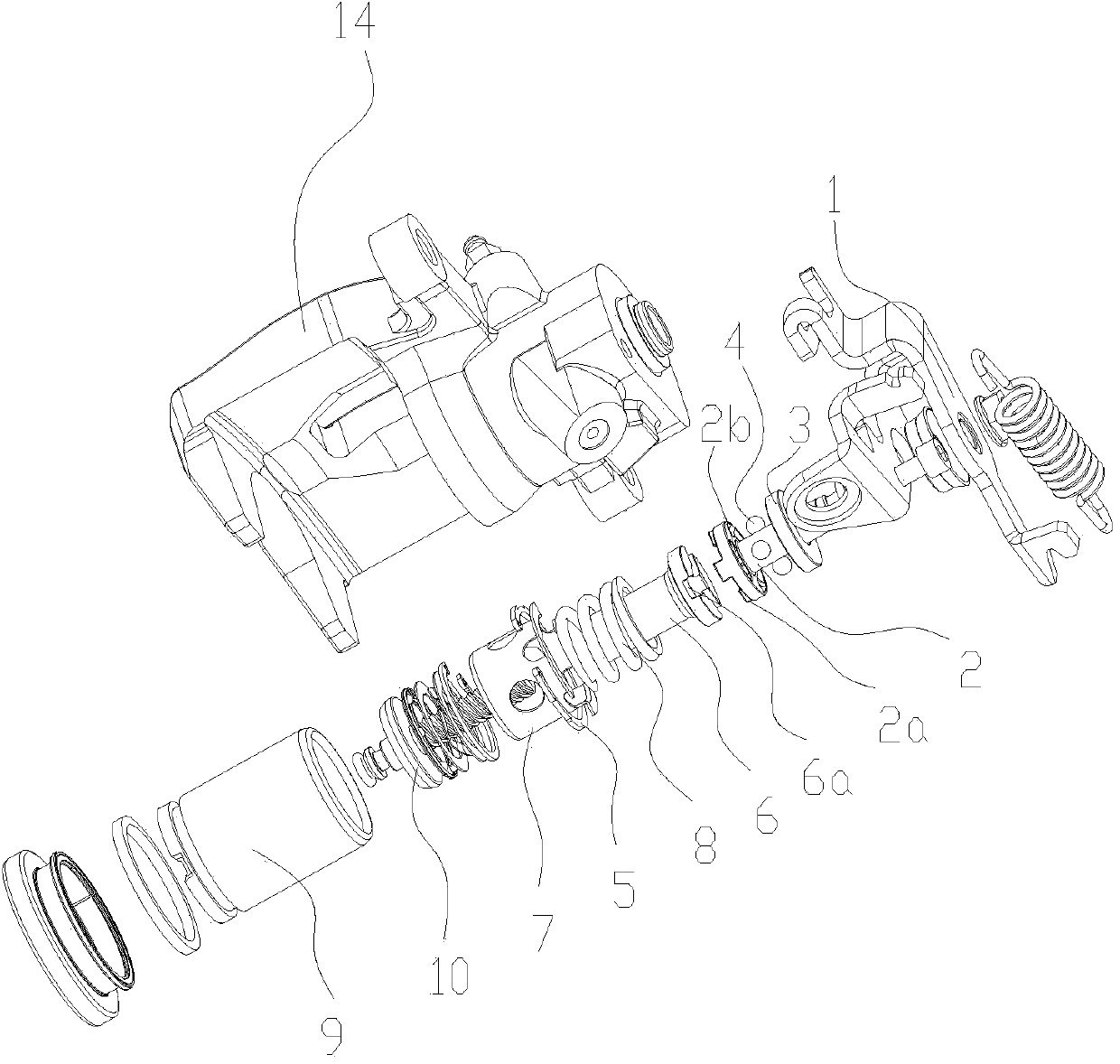 Calipers with parking function