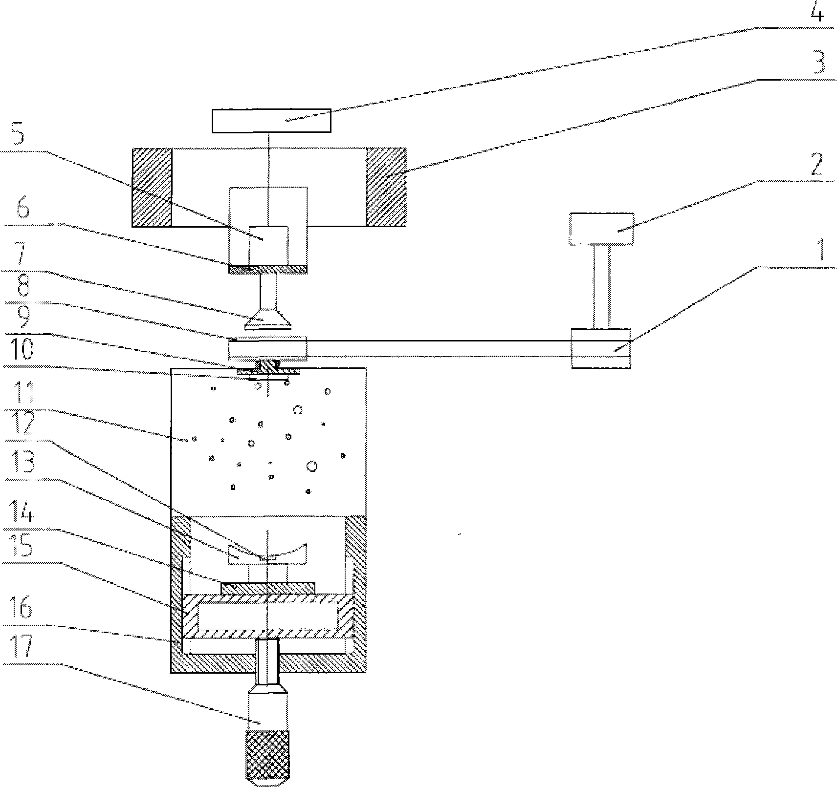 Sound suspending polishing device for nanometer mechanics characterization sample