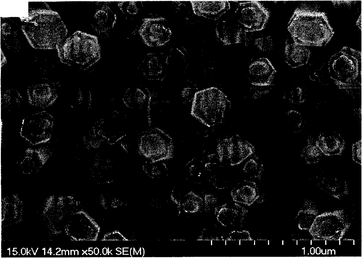 Method for preparing zinc oxide nano column array field emission component